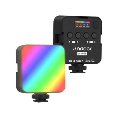 ANDOER T64RGB Pocket Led Light Mini Video Lamp