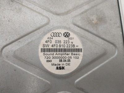 УСИЛИТЕЛЬ BOSE AUDI A6 C6 4F0035223 4F0910223B