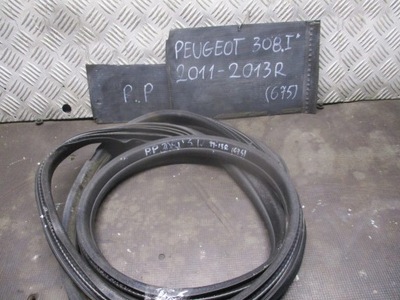 Прокладка двері лівий перед peugeot 308 i 11-13 r. фото №1