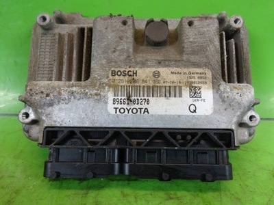 Бортовий комп'ютер блок керування двигуна toyota yaris ii 1.0 фото №1