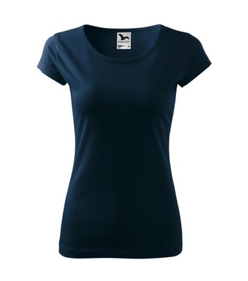 Koszulka damska t-shirt MALFINI PURE granatowa XL