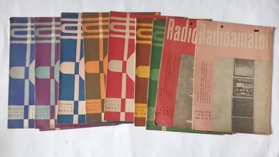 9 x RADIOAMATOR 1959