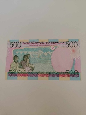 Rwanda - 500 Franków - 1998 - UNC