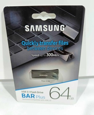 Pendrive Samsung Bar Plus 64 GB