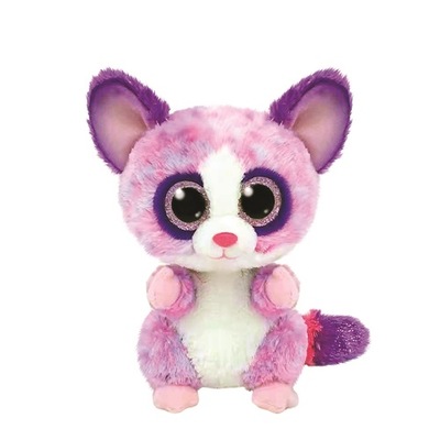 TY BOOS BECCA, różowy lemur 15 cm