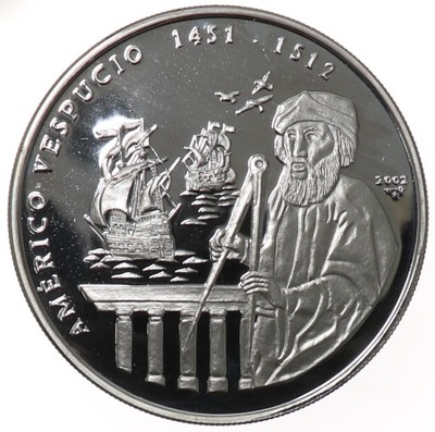 10 pesos - Amerigo Vespucci - Kuba - 2002 rok