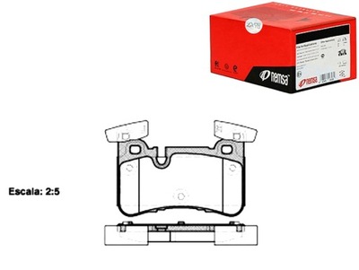 КОМПЛЕКТ КОЛОДОК ТОРМОЗНЫХ REMSA LP2151 D14508620