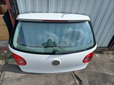 Vw golf v крышка багажника багажника белый фото №1