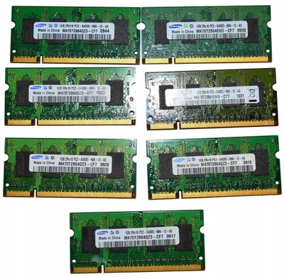 Pamięć DDR2 Samsung M470T2864QZ3-CF7 1GB 800MHz