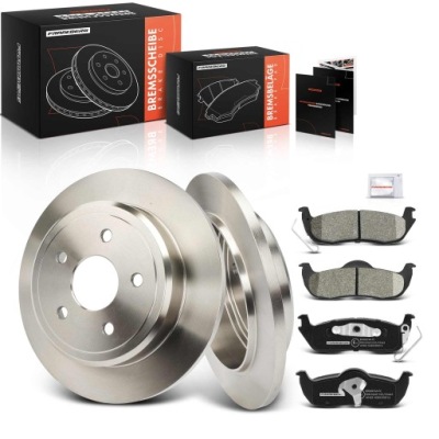 Frankberg тормозные диски + тормозные колодки задний  для  jeep commander grand cherokee 3 фото №1