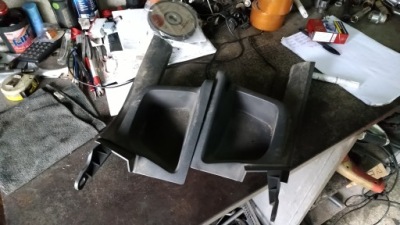 Ford focus mk2 hb - накладка порог задний правый  левая фото №1