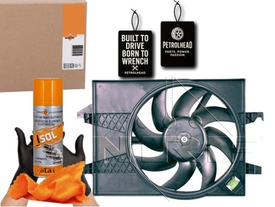 Вентилятор радіатора ford fiesta fusion 01- mazda #petrolhead pro+ kit4 фото №1