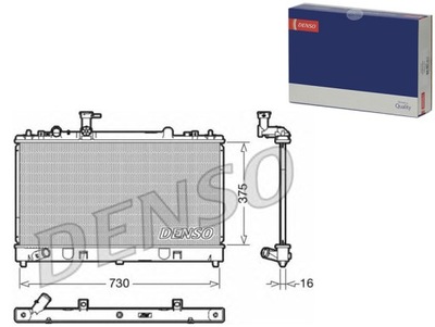 Denso drm44037 радіатор, система охолодження двигуна фото №1