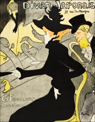 Divan Japonais, Henri De Toulouse-Lautrec - plakat