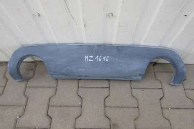 Дифузор бампера задня audi tt спойлер pod 2 труби 8n0807421a фото №1