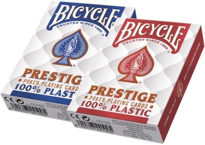 Karty Prestige 100% Plastic Rider Back Jumbo