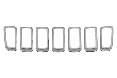 Jeep compass хромовані вкладиші решітка 68109865aa фото №1