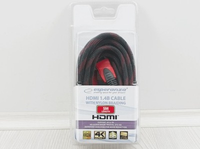 Kabel HDMI Esperanza dł. 5m
