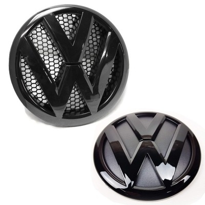 VW TRANSPORTER T5.1 EMBLEM LOGO BLACK SET MULTIVAN CALIFORNIA  