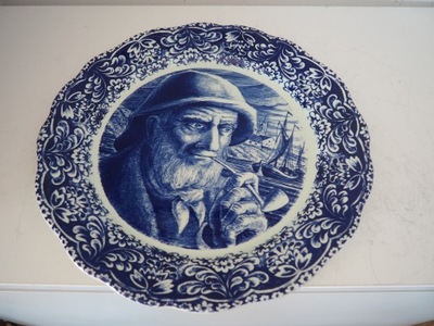 Talerz dekoracyjny ceramiczny jak Delft