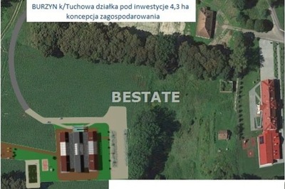 Działka, Burzyn, Tuchów (gm.), 42700 m²