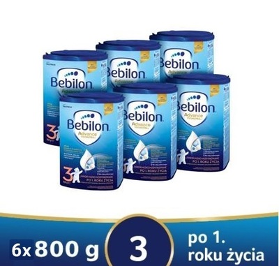 Bebilon 3 z Pronutra Advance 6x800g