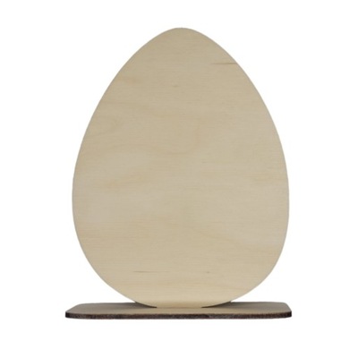 Jajko decoupage do postawienia 15 cm, z podstawką