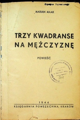 Trzy kwadranse na mężczyznę 1944 r.