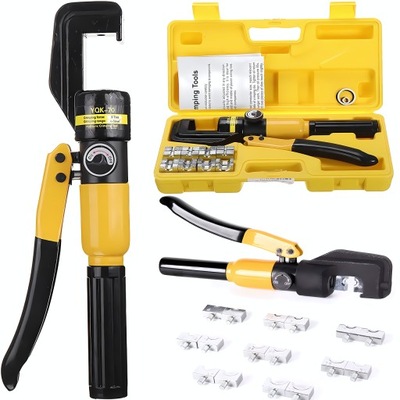 ZACISKARKA HYDRAULICZNA PRASKA DO KABLI PRZEWODÓW MATRYCE 4-70 MM