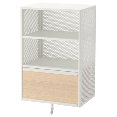 IKEA BEKANT Szafka siatka/biały 61x101 cm