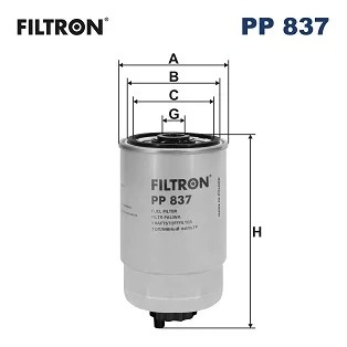 PP837 FILTER FUEL  