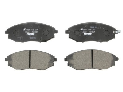 PADS HAM. CHEVROLET EPICA TEXTAR 2486401 SET PADS HAMULCOWYCH,  