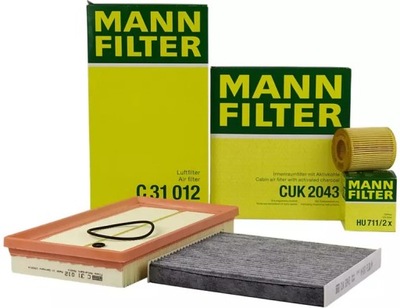 Mann набор фильтров mazda 6 gg 2.3 mps фото №1