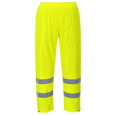 Spodnie ostrzegawcze przeciwdeszczowe Żółty XL