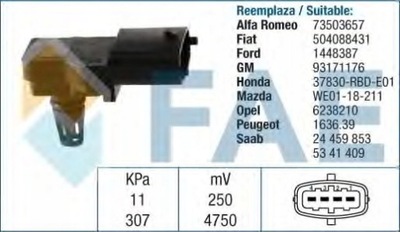 CZUJNIK CIŚNIENIA DOŁADOWANIA FIAT IVECO OPEL