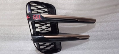 Решётка нижняя бампера правая land rover evoque ii фото №1