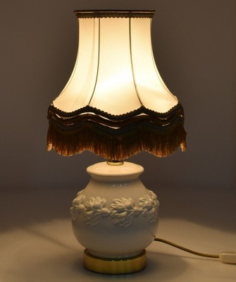 Retro / vintage - stylowa stołowa lampa nocna
