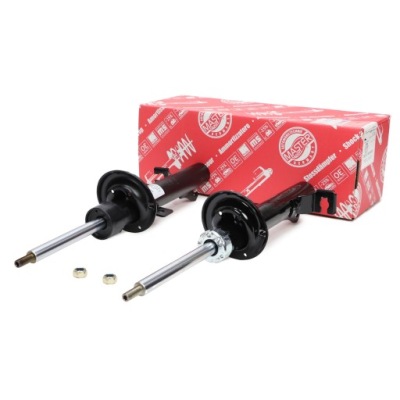 2 амортизаторы перед левый правый ford fiesta v; mazda 2 фото №1