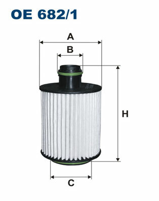 FILTRO ACEITES OE 682/1  