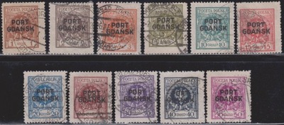 Port Gdańsk Fi. 1-11 kasowane