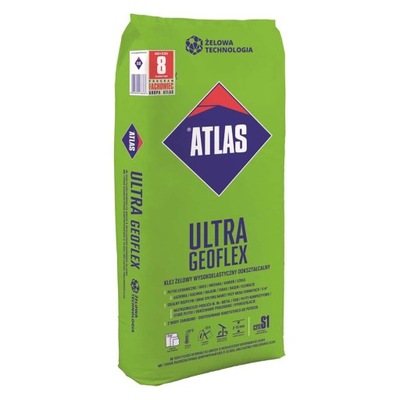 Atlas Wysokoelastyczny klej żelowy Geoflex Ultra 22,5 kg