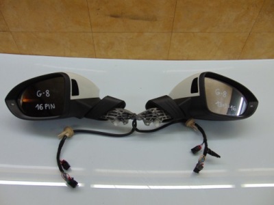 Зеркало правое vw golf 8 5h0 16pin фото №1