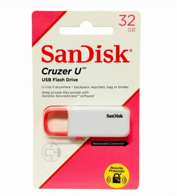 SanDisk Cruzer U 32 GB USB 2.0 Pendrive - Różowe