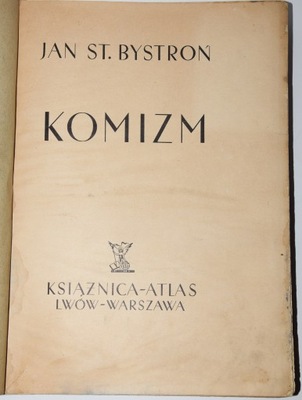 BYSTROŃ - Komizm. Lwów-Warszawa 1939.