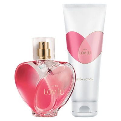 AVON Zestaw kosmetyków LOV U _ Woda 50ml + Balsam