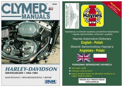 HARLEY-DAVIDSON SHOVELHEAD (1966-1984) MANUAL REPAIR CLYMER +GRATIS 24H  