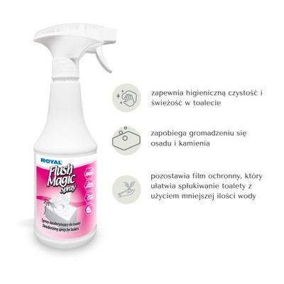 Royal Flush Maigic Spray - 500 ml spray deodoryzujący do toalet 