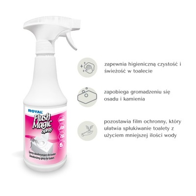 Royal Flush Maigic Spray - 500 ml - spray do toalet turystycznych 