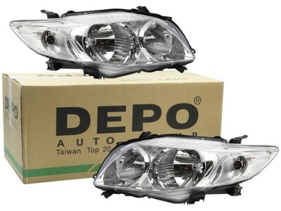 FAROS REJILLAS TOYOTA COROLLA E15 06-10  