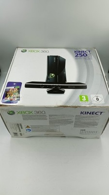 Konsola Xbox 360 Slim 250Gb Pady Kinect Gry